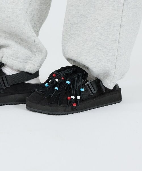 ABAHOUSE / アバハウス シューズ | 【SHAKA / シャカ】モックミュール / SK-296CA MOC MULE（ブラック）