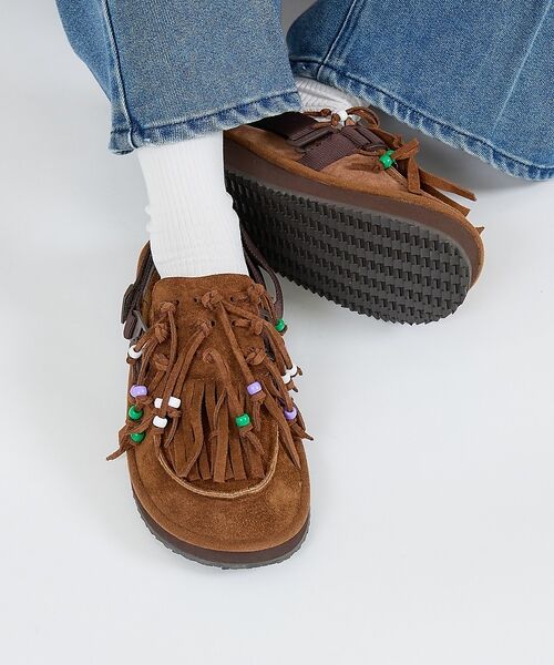 ABAHOUSE / アバハウス シューズ | 【SHAKA / シャカ】モックミュール / SK-296CA MOC MULE（ブラウン）