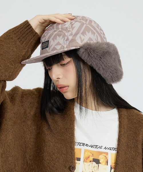 ABAHOUSE / アバハウス ハット | 【PENDLETON / ペンドルトン】DOGEAR JETCAP / ジェット（ベージュ）