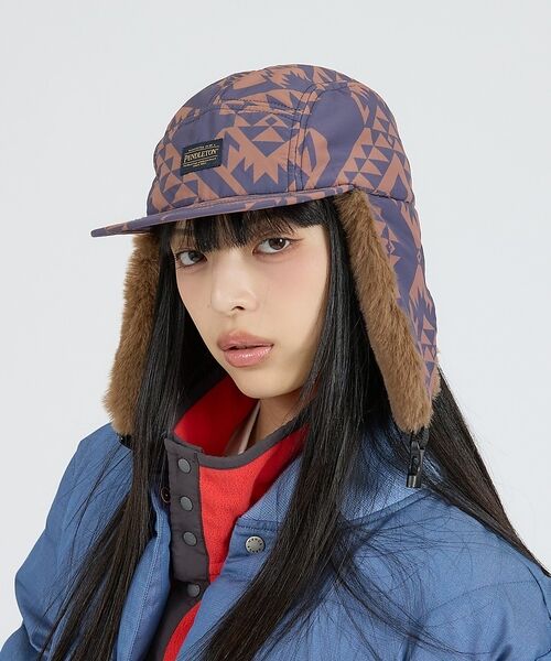 ABAHOUSE / アバハウス ハット | 【PENDLETON / ペンドルトン】DOGEAR JETCAP / ジェット（ブラウン）