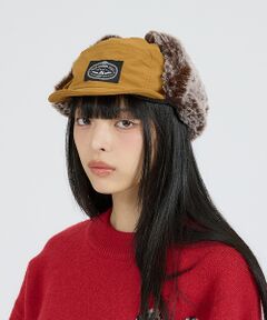 ABAHOUSE / アバハウス ハット | 【POLER / ポーラー】NYLON FUR FLAP CAP / ナイロン