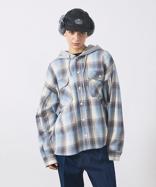 ABAHOUSE / アバハウス ハット | 【POLER / ポーラー】NYLON FUR FLAP CAP / ナイロン | 詳細2