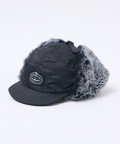 ABAHOUSE / アバハウス ハット | 【POLER / ポーラー】NYLON FUR FLAP CAP / ナイロン | 詳細3