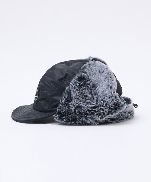 ABAHOUSE / アバハウス ハット | 【POLER / ポーラー】NYLON FUR FLAP CAP / ナイロン | 詳細4