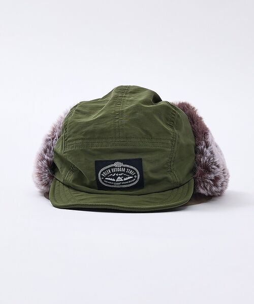ABAHOUSE / アバハウス ハット | 【POLER / ポーラー】NYLON FUR FLAP CAP / ナイロン | 詳細14