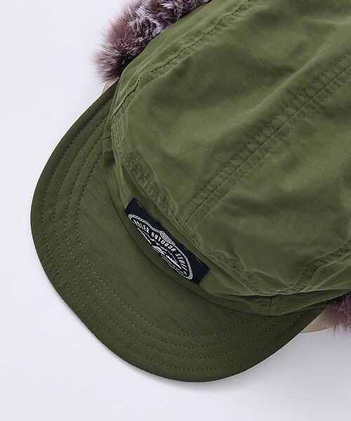 ABAHOUSE / アバハウス ハット | 【POLER / ポーラー】NYLON FUR FLAP CAP / ナイロン | 詳細17