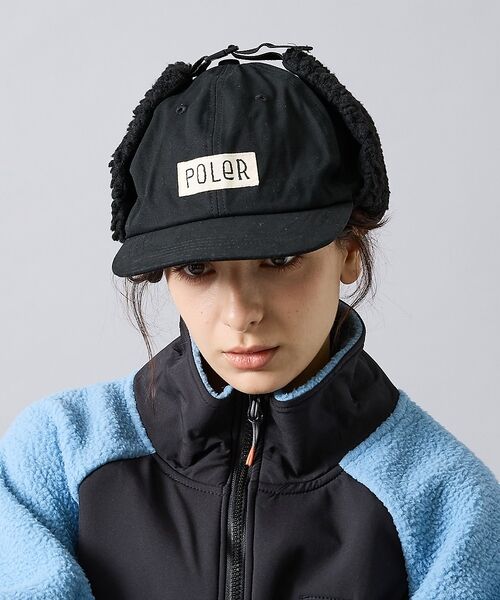 ABAHOUSE / アバハウス ハット | 【POLER / ポーラー】2WAY COTTON BOA FLAP CAP / | 詳細1