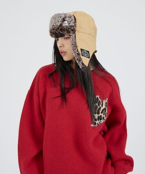 ABAHOUSE / アバハウス ハット | 【POLER / ポーラー】MILITARY FUR VISOR CAP / ミ | 詳細16
