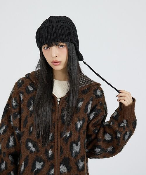 ABAHOUSE / アバハウス ハット | 【POLER / ポーラー】 EAR FLAP BEANIE / イヤー フラッ | 詳細1