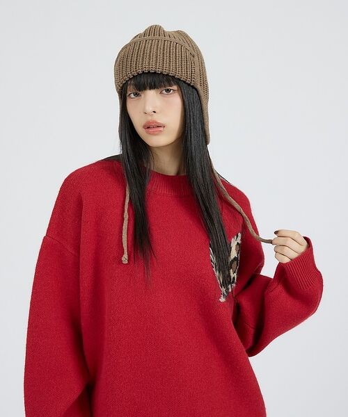 ABAHOUSE / アバハウス ハット | 【POLER / ポーラー】 EAR FLAP BEANIE / イヤー フラッ | 詳細8