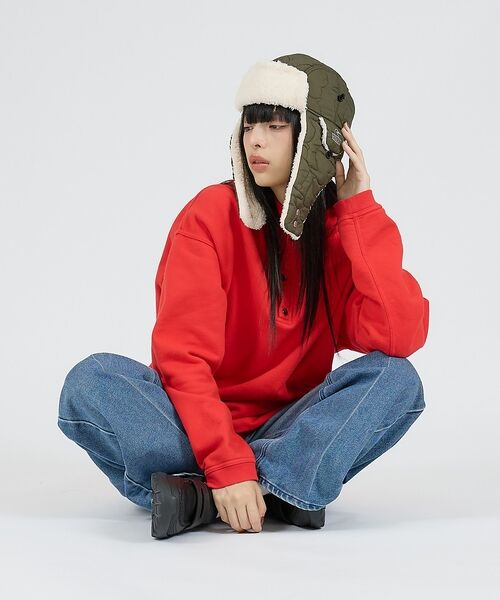 ABAHOUSE / アバハウス ハット | 【CHUMS / チャムス】Booby Stitch Flight Cap / | 詳細16