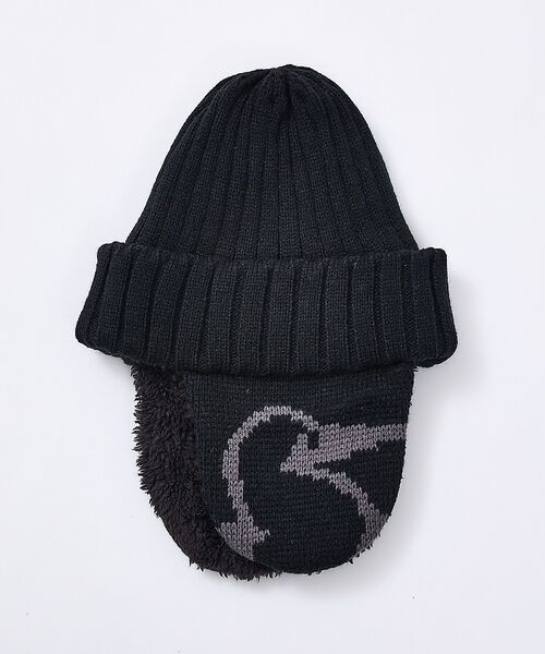 ABAHOUSE / アバハウス ハット | 【CHUMS / チャムス】Camping Knit Cap / キャンピングニ（ブラック）