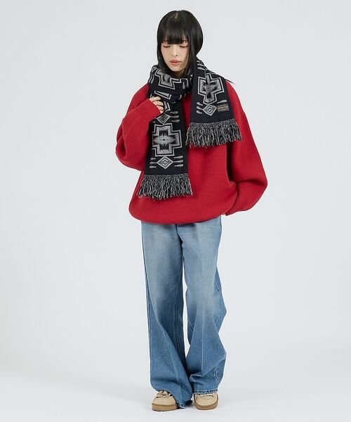 ABAHOUSE / アバハウス マフラー・ショール・スヌード・ストール | 【PENDLETON / ペンドルトン】KNIT MUFFLER / HARDI | 詳細7