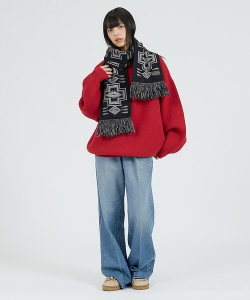 ABAHOUSE / アバハウス マフラー・ショール・スヌード・ストール | 【PENDLETON / ペンドルトン】KNIT MUFFLER / HARDI | 詳細8