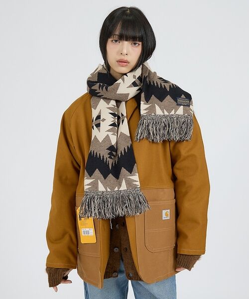 ABAHOUSE / アバハウス マフラー・ショール・スヌード・ストール | 【PENDLETON / ペンドルトン】KNIT MUFFLER / HARDI | 詳細10