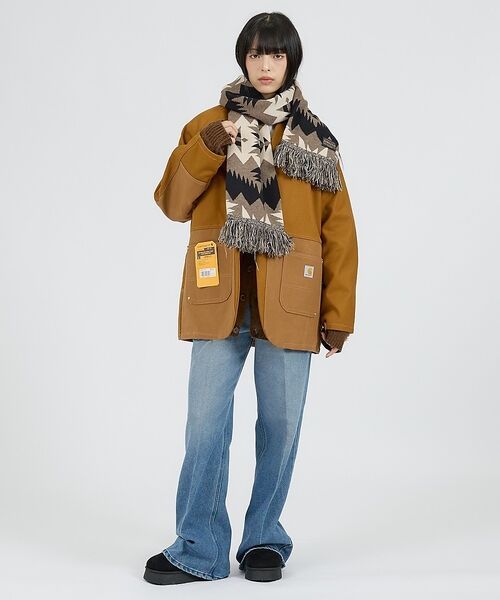 ABAHOUSE / アバハウス マフラー・ショール・スヌード・ストール | 【PENDLETON / ペンドルトン】KNIT MUFFLER / HARDI | 詳細14