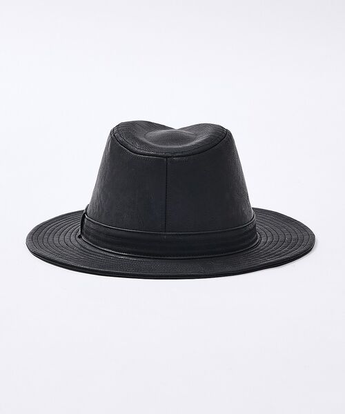 ABAHOUSE / アバハウス ハット | 【RUBEN/ルーベン】FAKE LEATHER FLAT HAT/RUS-13 | 詳細3