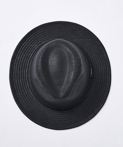 ABAHOUSE / アバハウス ハット | 【RUBEN/ルーベン】FAKE LEATHER FLAT HAT/RUS-13 | 詳細4