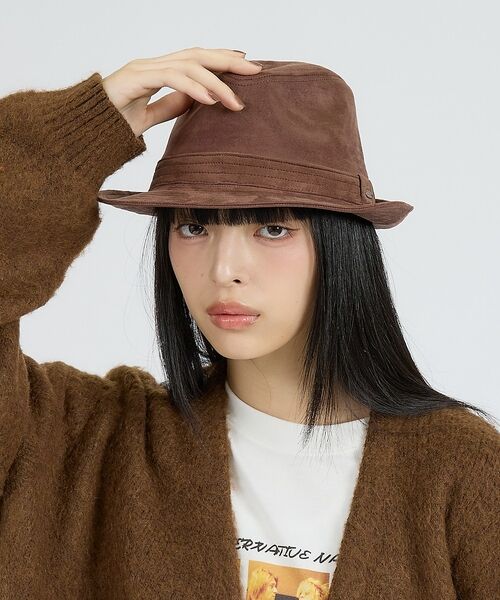 ABAHOUSE / アバハウス ハット | 【RUBEN/ルーベン】FAKE SUEDE HAT/RUS-1340/フェイク | 詳細21