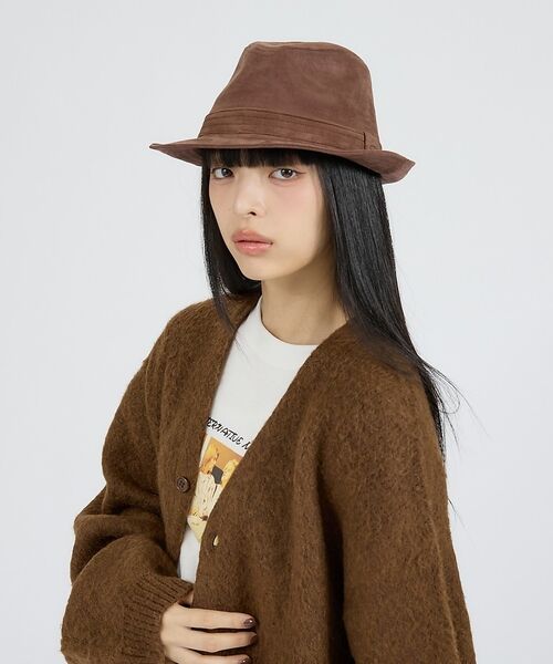ABAHOUSE / アバハウス ハット | 【RUBEN/ルーベン】FAKE SUEDE HAT/RUS-1340/フェイク | 詳細22