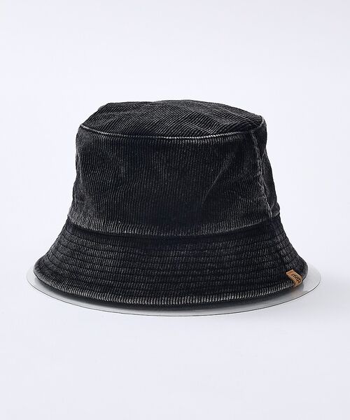 ABAHOUSE / アバハウス ハット | 【RUBEN/ルーベン】CRASHED　COUDUROY BUKET HAT/R（ブラック）