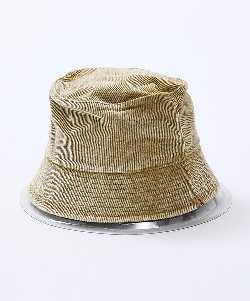 ABAHOUSE / アバハウス ハット | 【RUBEN/ルーベン】CRASHED　COUDUROY BUKET HAT/R（ベージュ）
