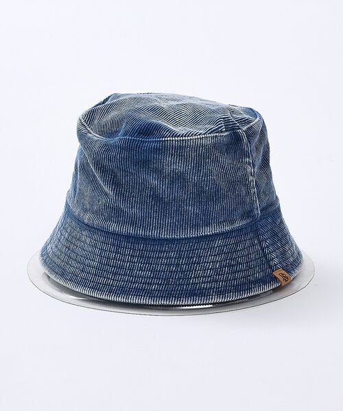 ABAHOUSE / アバハウス ハット | 【RUBEN/ルーベン】CRASHED　COUDUROY BUKET HAT/R（ブルー）