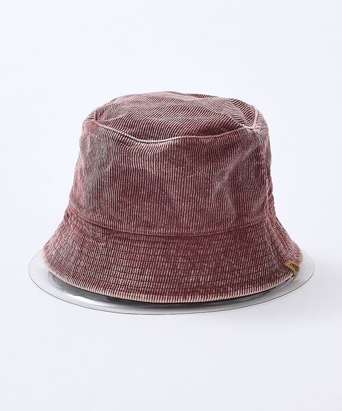 ABAHOUSE / アバハウス ハット | 【RUBEN/ルーベン】CRASHED　COUDUROY BUKET HAT/R（ピンク）