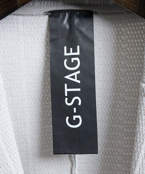 ABAHOUSE / アバハウス テーラードジャケット | 【G-STAGE】ダブルジャガード ストライプ サマーニット ジャケット / セ | 詳細4