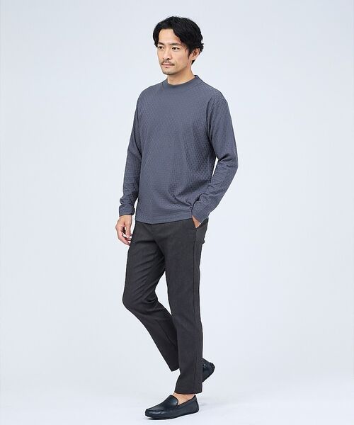 ABAHOUSE / アバハウス Tシャツ | 【チェック柄】リンクス ブロック 長袖 Tシャツ【予約】 | 詳細13