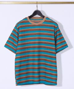 ABAHOUSE / アバハウス Tシャツ | メランジボーダー 半袖Tシャツ【予約】