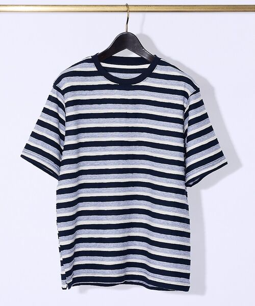 ABAHOUSE / アバハウス Tシャツ | メランジボーダー 半袖Tシャツ【予約】 | 詳細8
