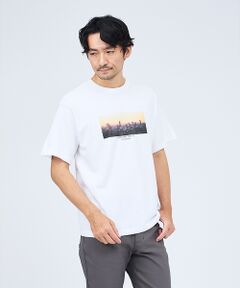 ABAHOUSE / アバハウス Tシャツ | 【THE CITY】プリント 半袖Tシャツ