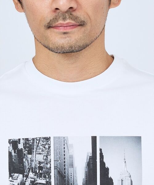 ABAHOUSE / アバハウス Tシャツ | 【THE CITY】プリント 半袖Tシャツ | 詳細7