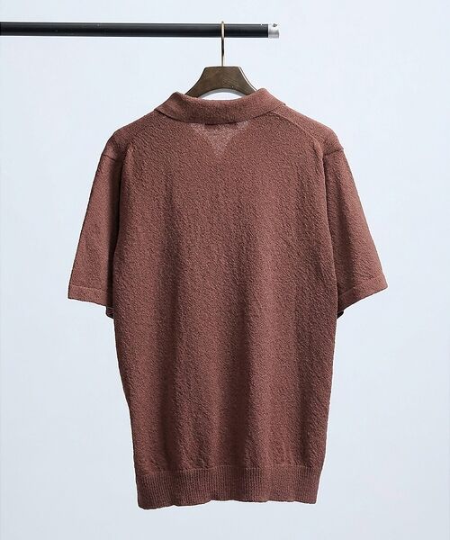 ABAHOUSE / アバハウス ポロシャツ | ブークレー スキッパー 半袖ポロシャツ【予約】 | 詳細5