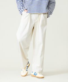 ABAHOUSE / アバハウス パンツ | 2タック チノワイドパンツ / イージーパンツ【定番】【予約】