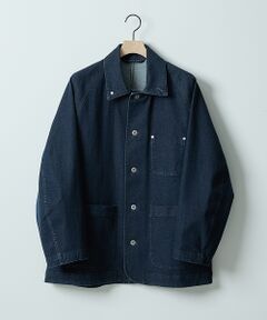 ABAHOUSE / アバハウス ブルゾン | 【セットアップ対応】COVEROSS DENIM カバーオールジャケット / ス