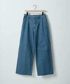 ABAHOUSE / アバハウス デニムパンツ | 【セットアップ対応】COVEROSS DENIM ワイドバギーパンツ / ストレ