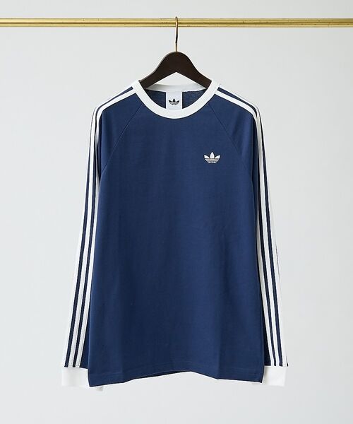 ABAHOUSE / アバハウス Tシャツ | 【adidas originals/アディダスオリジナルス】THREE STRI（ダークネイビー）
