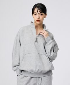 ABAHOUSE / アバハウス Tシャツ | 【+phenix / プラスフェニックス】CVC HALF-ZIP SWEATS