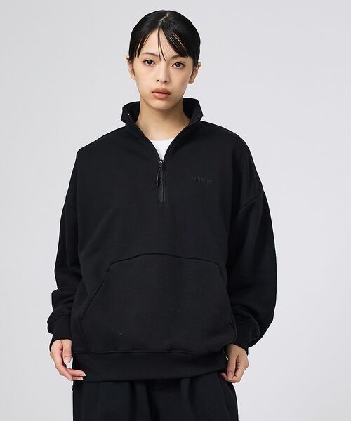 ABAHOUSE / アバハウス Tシャツ | 【+phenix / プラスフェニックス】CVC HALF-ZIP SWEATS | 詳細2
