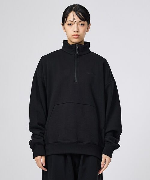 ABAHOUSE / アバハウス Tシャツ | 【+phenix / プラスフェニックス】CVC HALF-ZIP SWEATS | 詳細3