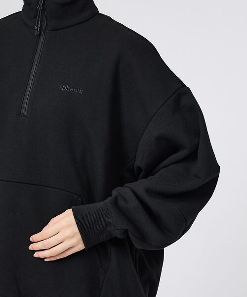 ABAHOUSE / アバハウス Tシャツ | 【+phenix / プラスフェニックス】CVC HALF-ZIP SWEATS | 詳細7