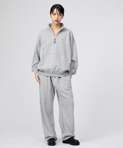 ABAHOUSE / アバハウス Tシャツ | 【+phenix / プラスフェニックス】CVC HALF-ZIP SWEATS | 詳細11