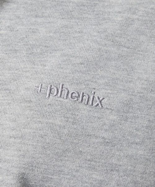 ABAHOUSE / アバハウス Tシャツ | 【+phenix / プラスフェニックス】CVC HALF-ZIP SWEATS | 詳細14