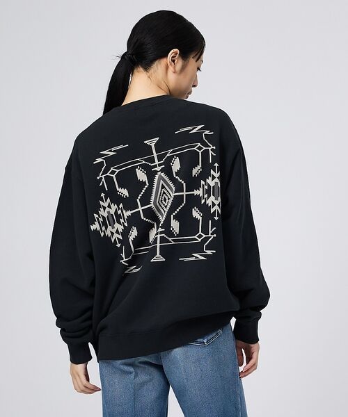 ABAHOUSE / アバハウス スウェット | 【PENDLETON/ペンドルトン】Back Print Sweat / バック（ブラック）