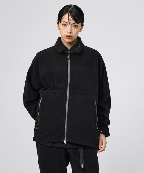 ABAHOUSE / アバハウス ブルゾン | 【WILD THINGS / ワイルドシングス】BULKY FLEECE JAC（ブラック）