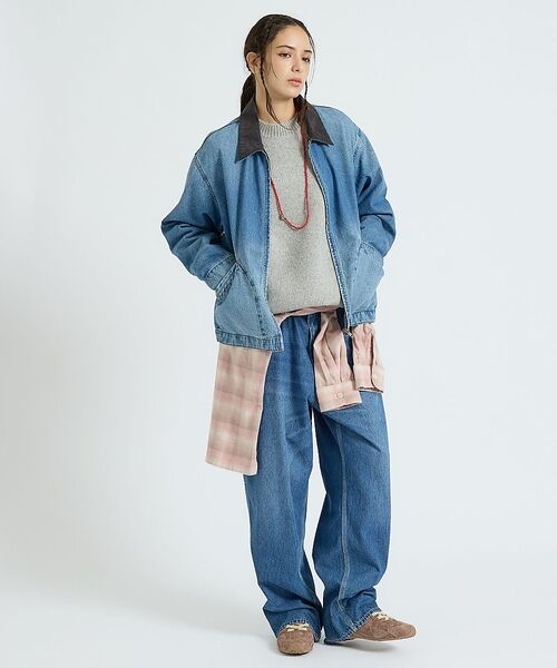 ABAHOUSE / アバハウス Gジャン・デニムジャケット | 【BIG MAC / ビッグマック】LIGHT DENIM WORK JACKE | 詳細3