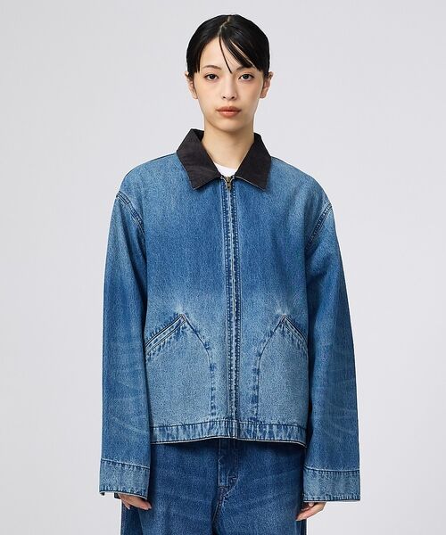 ABAHOUSE / アバハウス Gジャン・デニムジャケット | 【BIG MAC / ビッグマック】LIGHT DENIM WORK JACKE | 詳細7