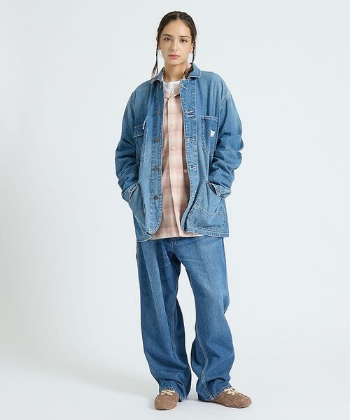 ABAHOUSE / アバハウス Gジャン・デニムジャケット | 【BIG MAC / ビッグマック】DENIM COVERALL / デニムカバ | 詳細1